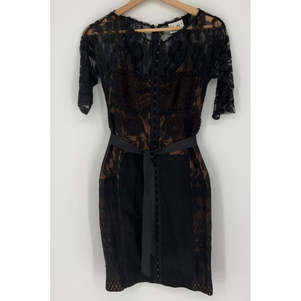 Anthropologie Sheath Dress in Black - Picture 3 of 3